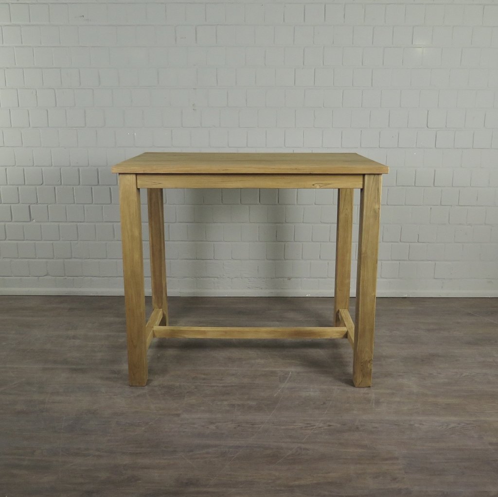 Stehtisch Teakholz 1,20 m x 0,80 m