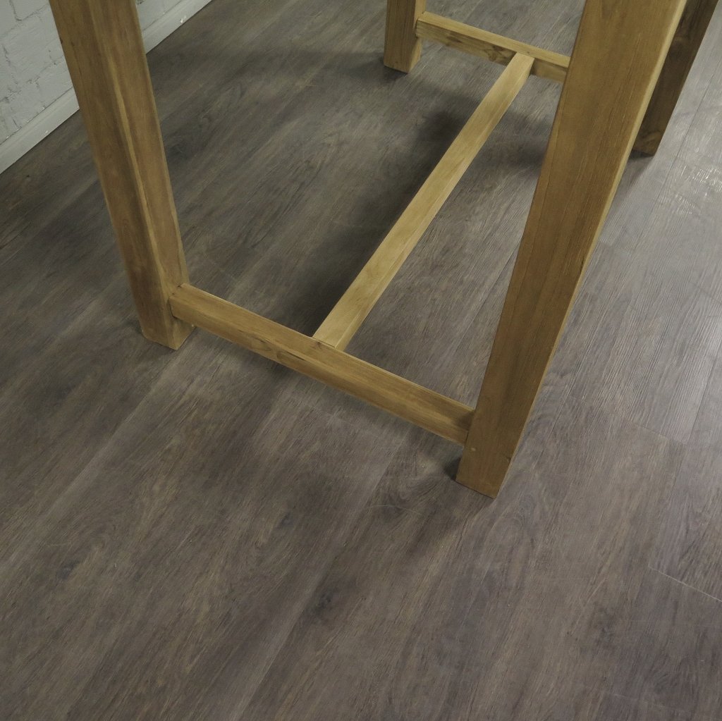Stehtisch Teakholz 1,20 m x 0,80 m