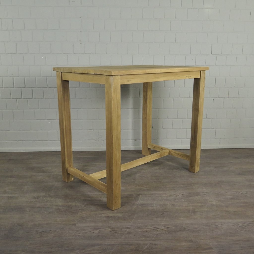Stehtisch Teakholz 1,20 m x 0,80 m 