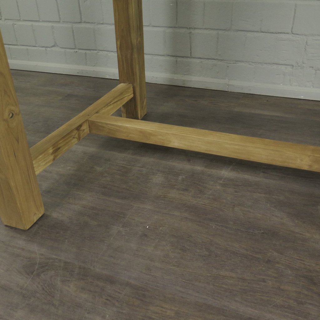 Stehtisch Teakholz 1,20 m x 0,80 m
