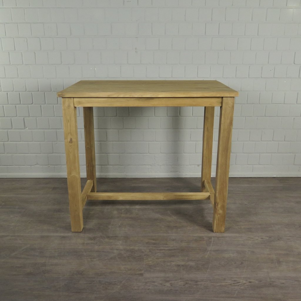 Stehtisch Teakholz 1,20 m x 0,80 m