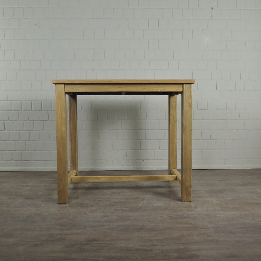 Stehtisch Teakholz 1,20 m x 0,80 m