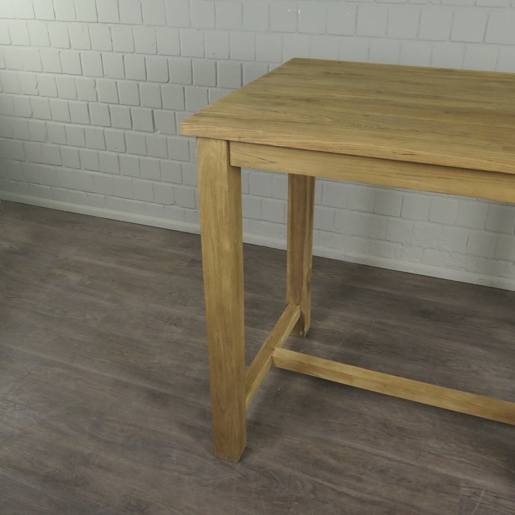 Stehtisch Teakholz 1,20 m x 0,80 m