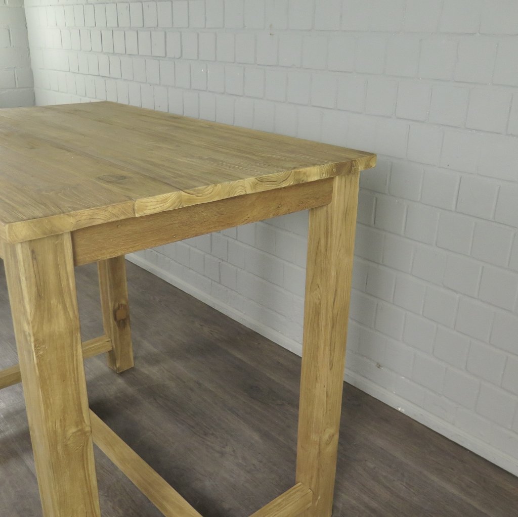 Stehtisch Teakholz 1,20 m x 0,80 m