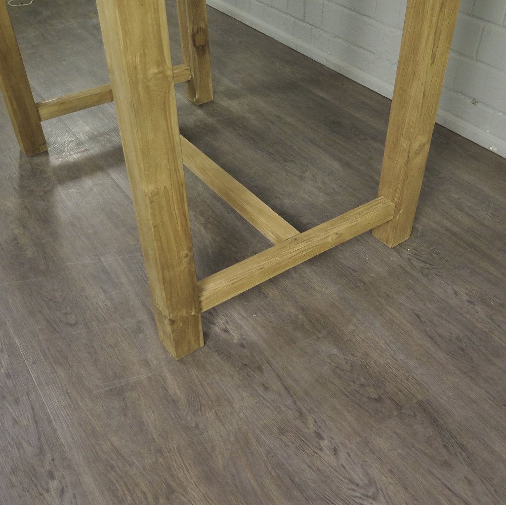 Stehtisch Teakholz 1,20 m x 0,80 m