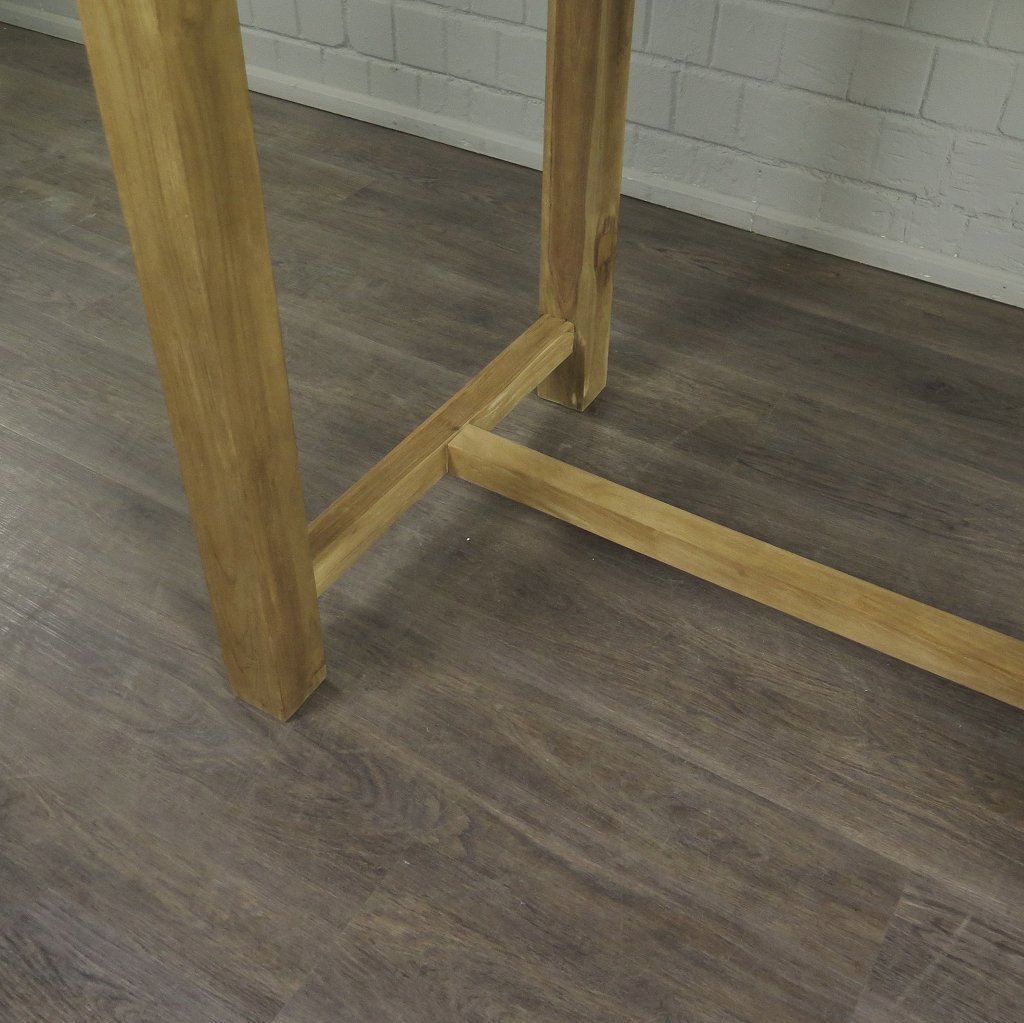 Stehtisch Teakholz 1,20 m x 0,80 m