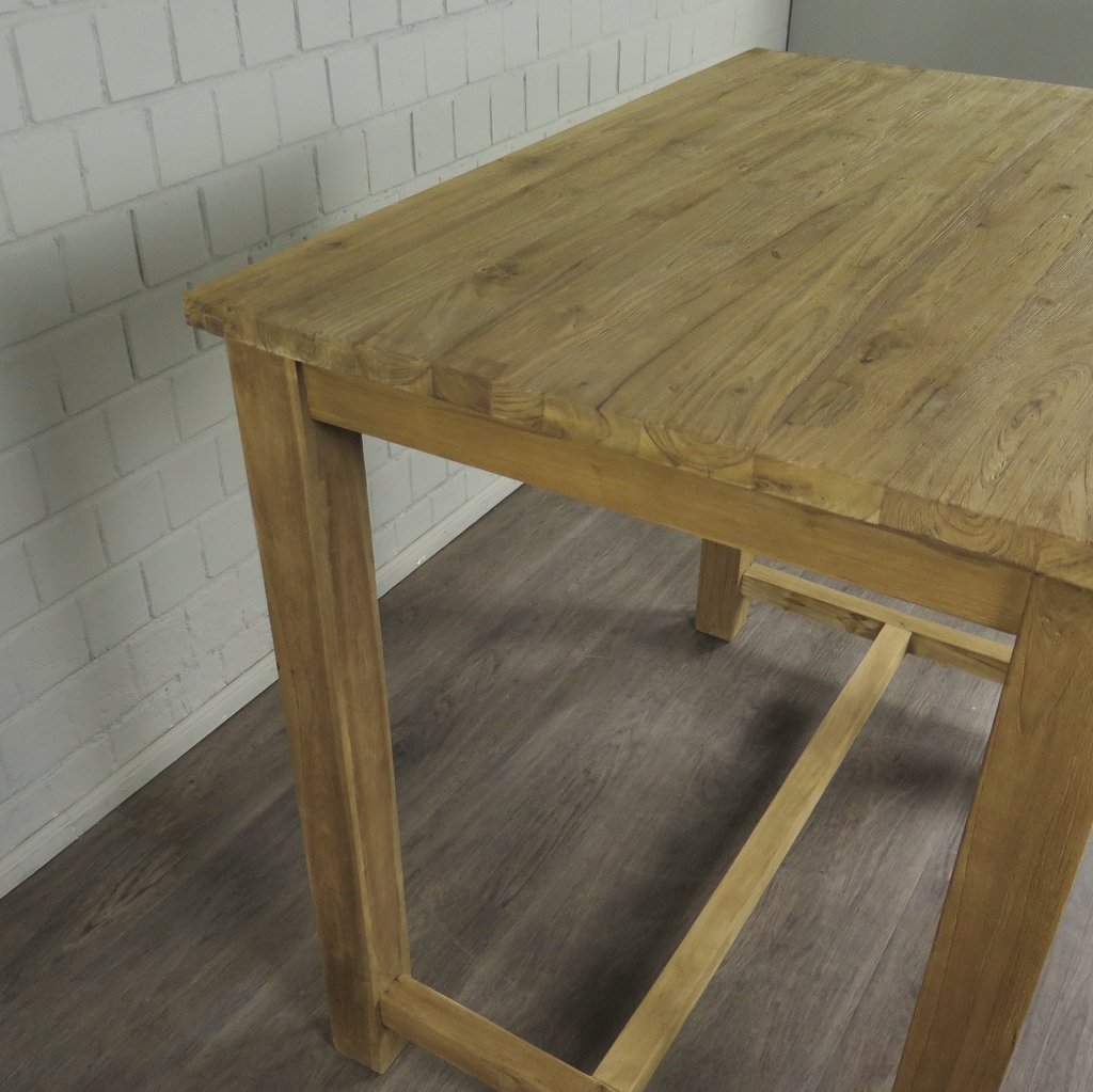 Stehtisch Teakholz 1,20 m x 0,80 m