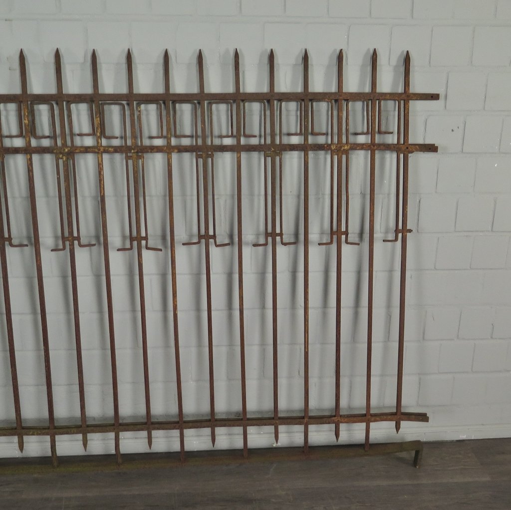 Zaunelement Gartenzaun Schmiedeeisen 2,02 m Antik