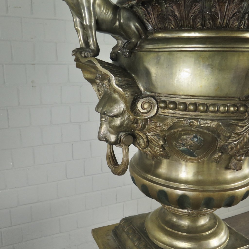 Blumenkübel Vase Bronze Ø 0,86 m