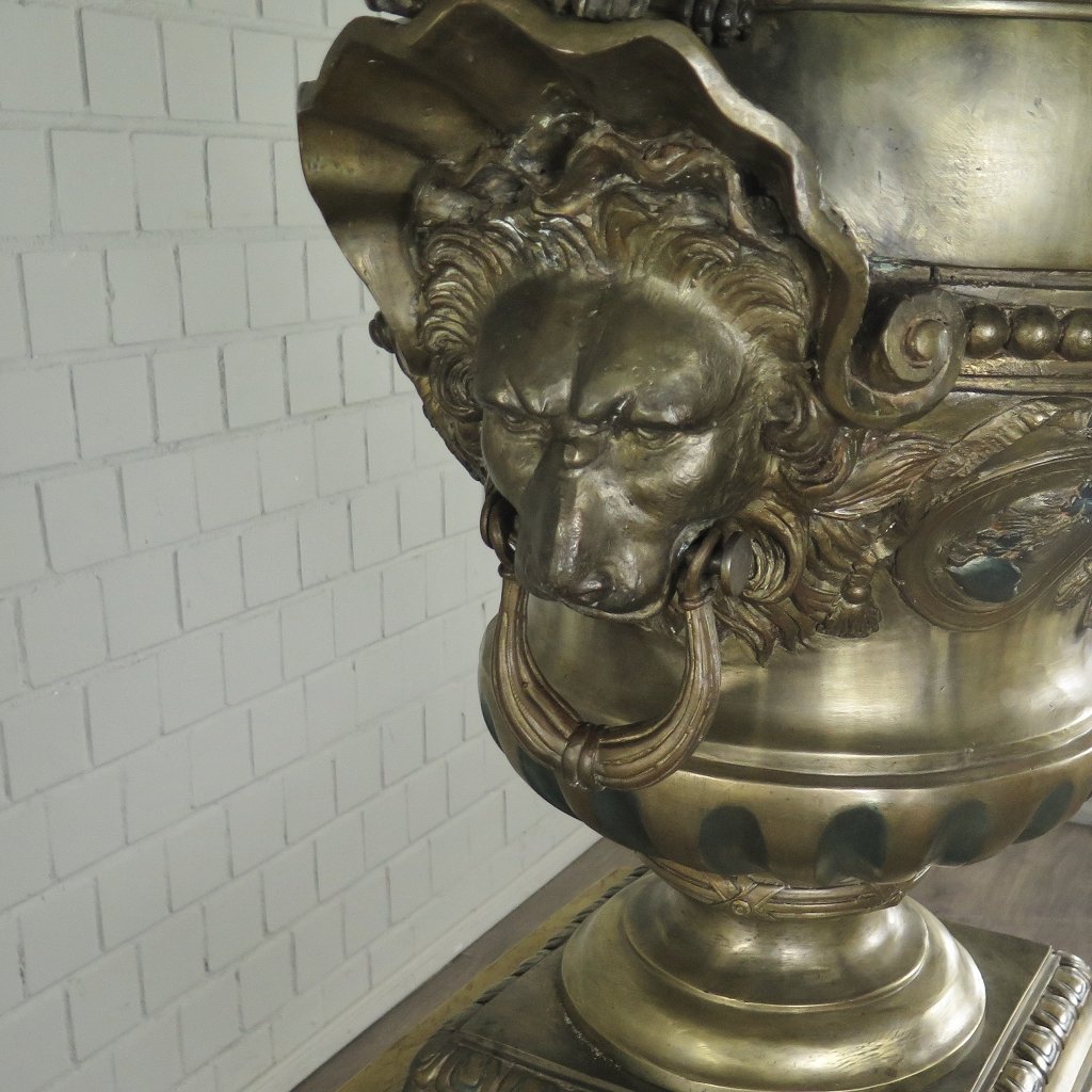 Blumenkübel Vase Bronze Ø 0,86 m