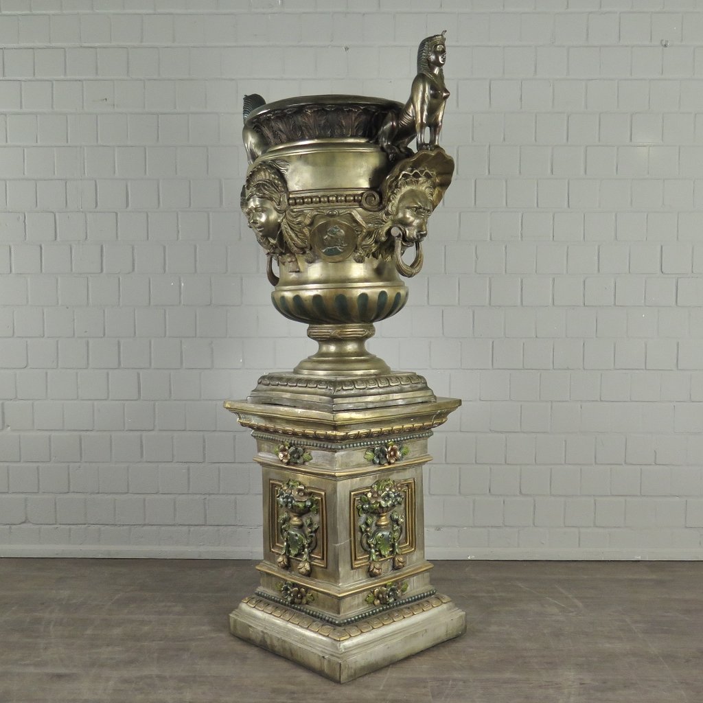 Blumenkübel Vase Bronze Ø 0,86 m