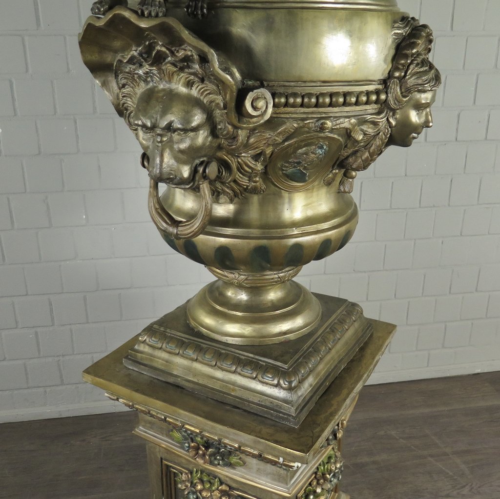 Blumenkübel Vase Bronze Ø 0,86 m