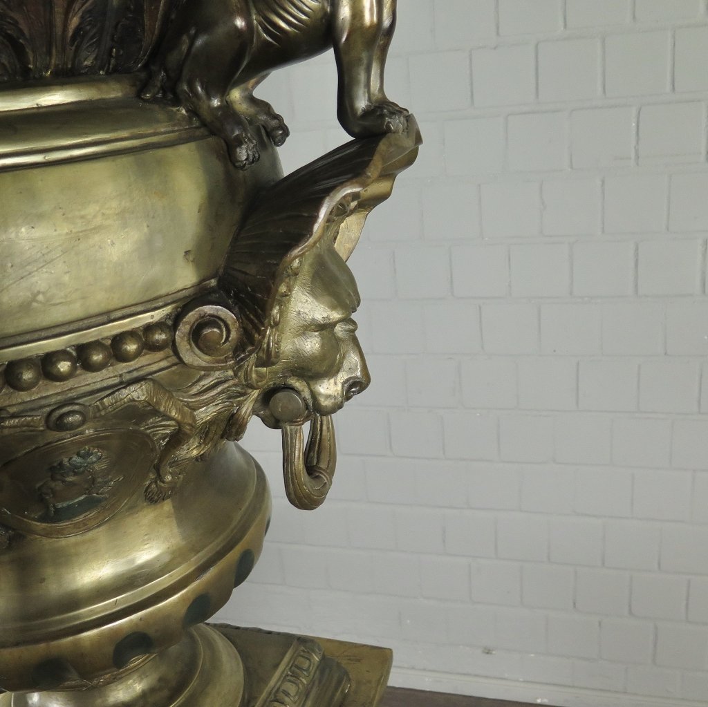 Blumenkübel Vase Bronze Ø 0,86 m