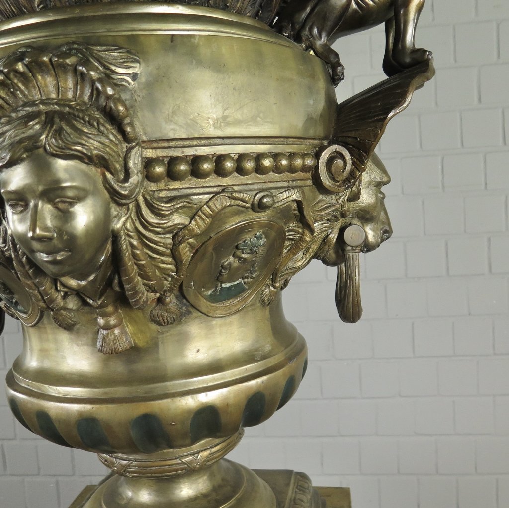 Blumenkübel Vase Bronze Ø 0,86 m