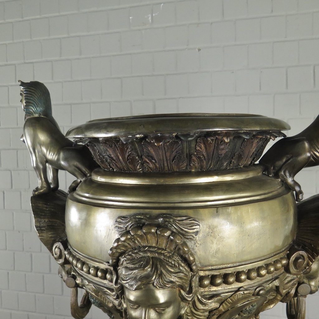Blumenkübel Vase Bronze Ø 0,86 m