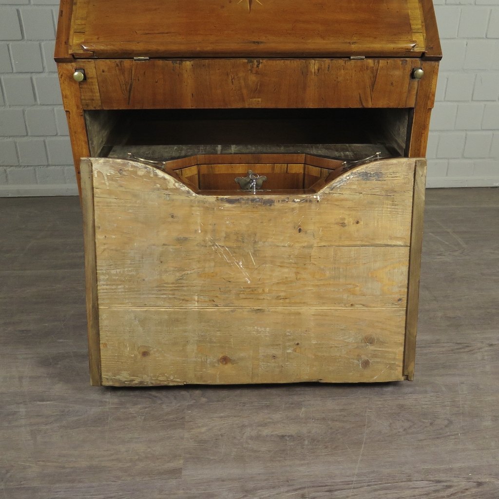 Schreibtisch Sekretär Louis-seize 1790 Nussbaum