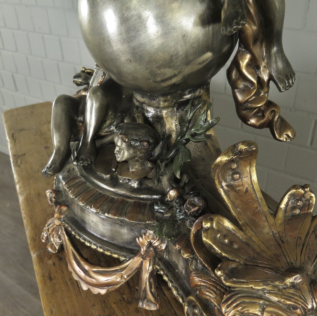 Skulptur Dekoration Putten Bronze 0,64 m