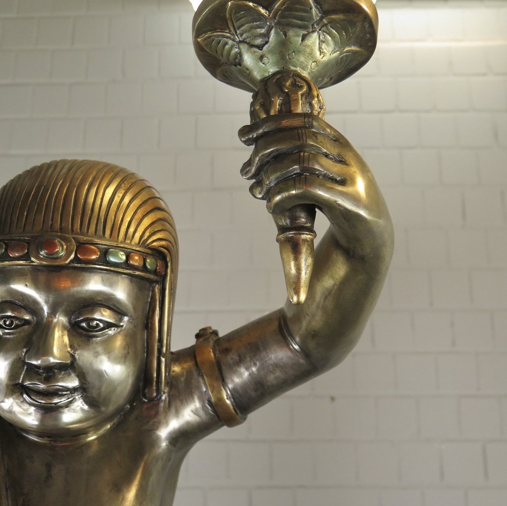 Set Stehlampen Lampe Orientalisch Bronze 2,65 m