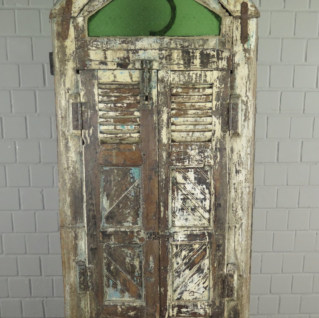 Fenster Balkonfenster Jugendstil 1900 Teakholz