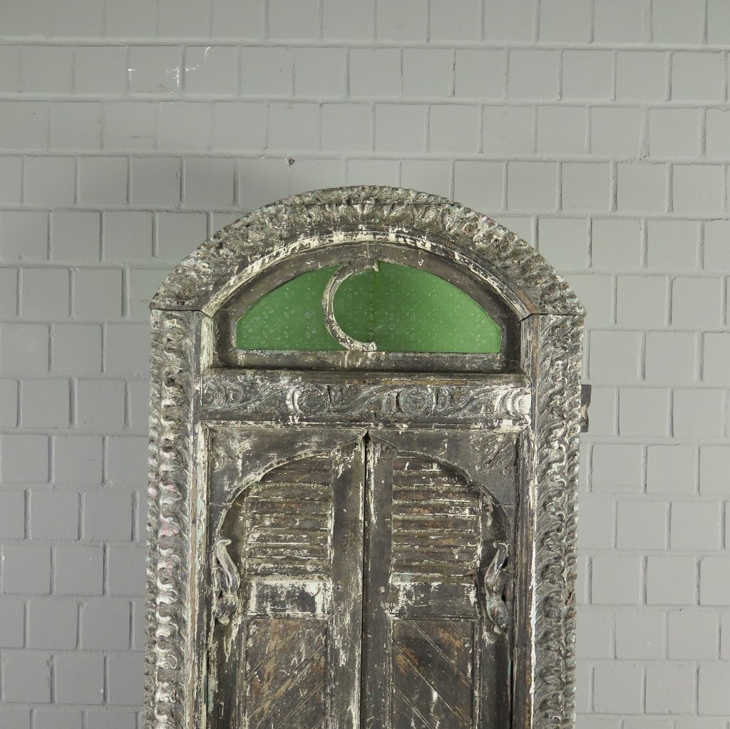 Fenster Balkonfenster Jugendstil 1900 Teakholz