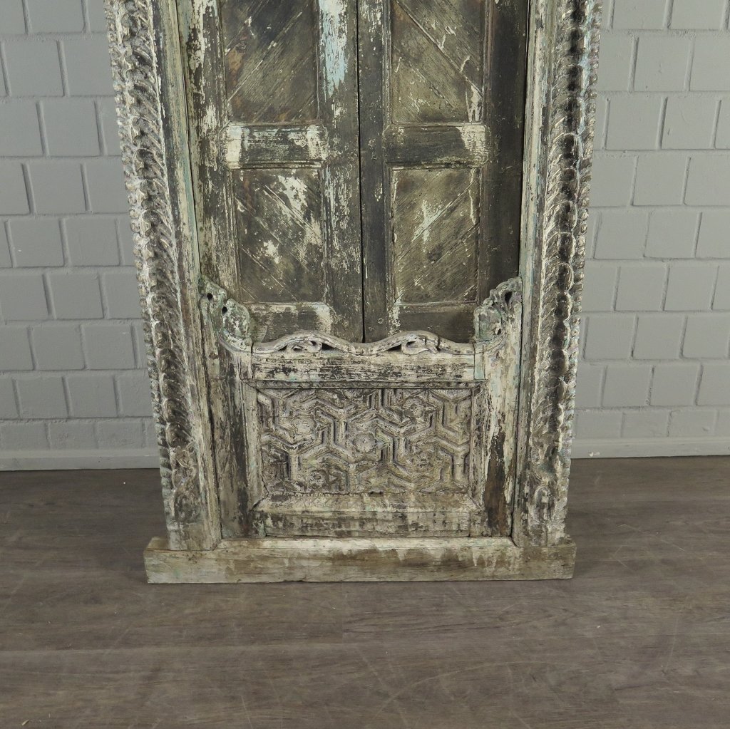 Fenster Balkonfenster Jugendstil 1900 Teakholz