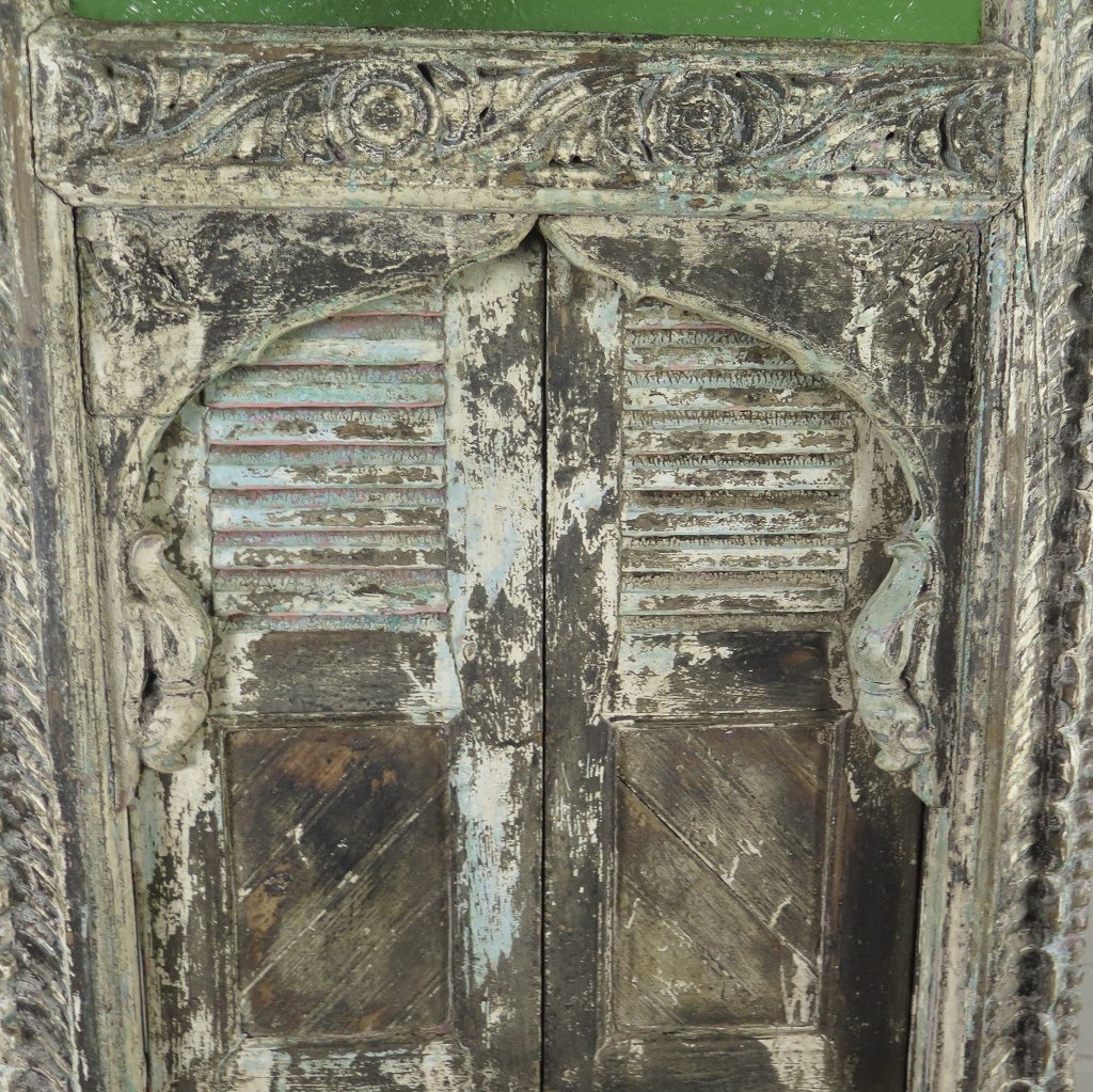 Fenster Balkonfenster Jugendstil 1900 Teakholz