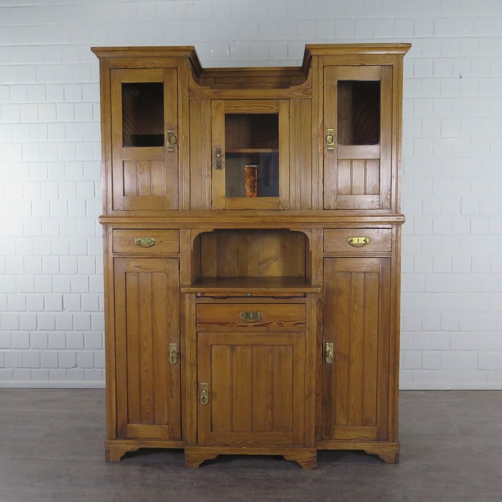 Buffetschrank Küchenschrank Jugendstil 1910 Kiefer