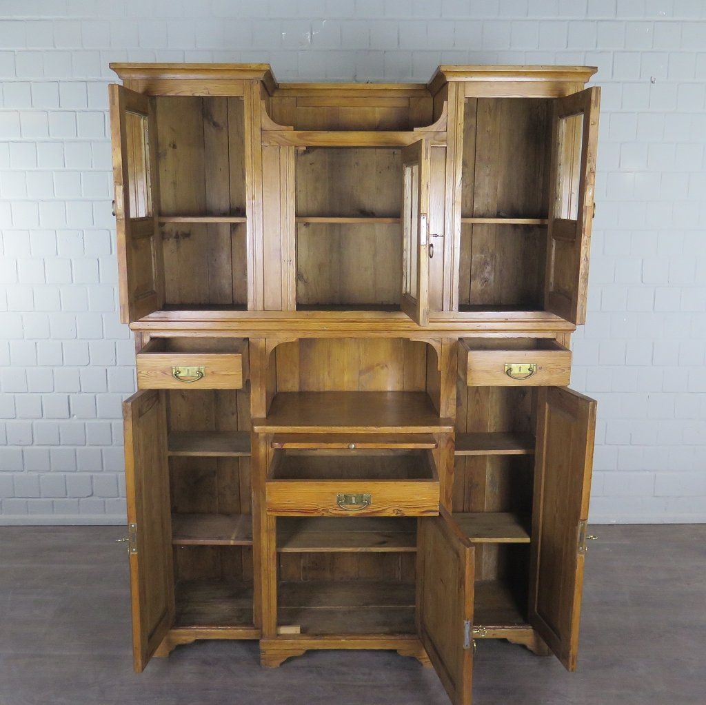 Buffetschrank Küchenschrank Jugendstil 1910 Kiefer