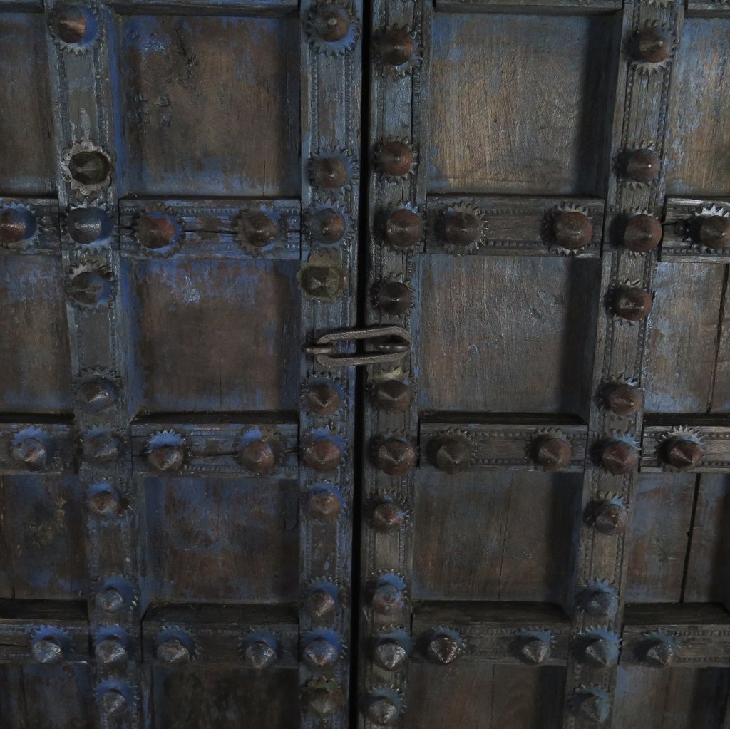 Tür Eingangstür Haustür 1900 Teakholz