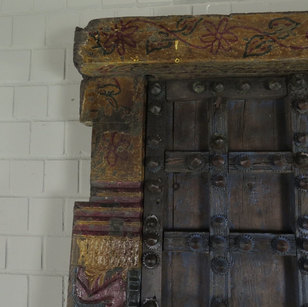 Tür Eingangstür Haustür 1900 Teakholz