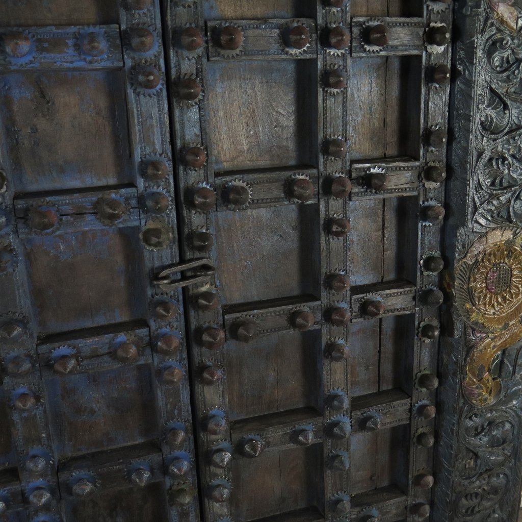 Tür Eingangstür Haustür 1900 Teakholz
