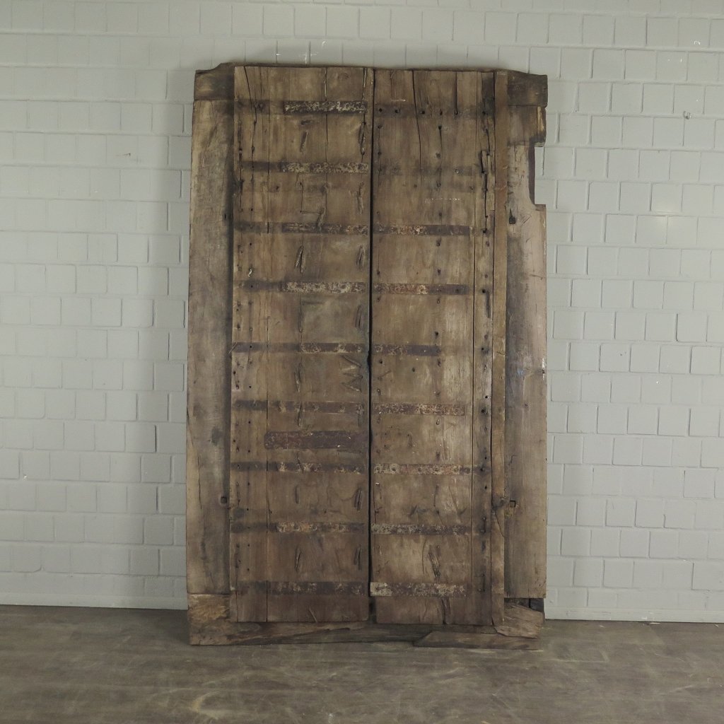 Tür Eingangstür Haustür 1900 Teakholz