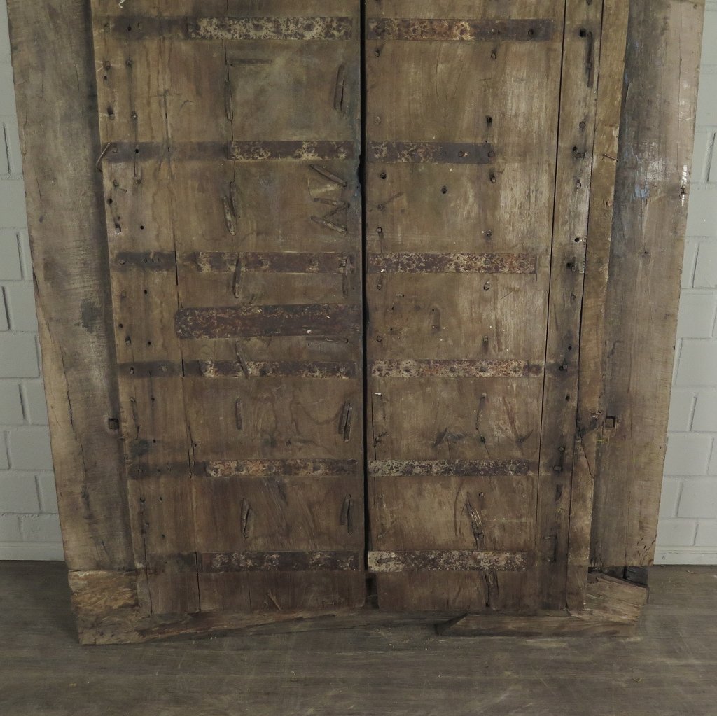 Tür Eingangstür Haustür 1900 Teakholz