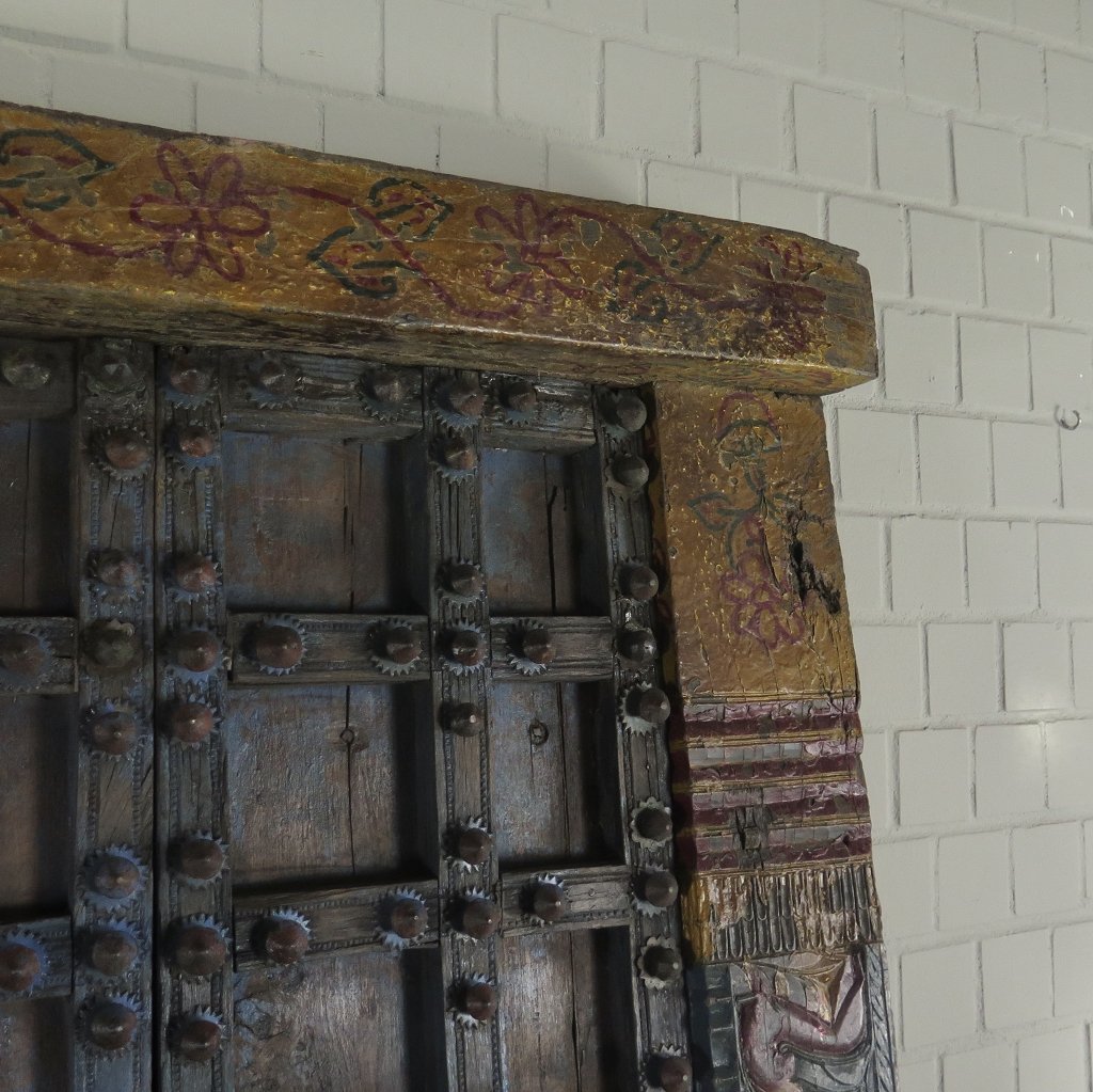 Tür Eingangstür Haustür 1900 Teakholz