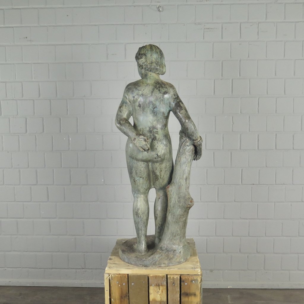 Skulptur Dekoration Frau Bronze 1,02 m