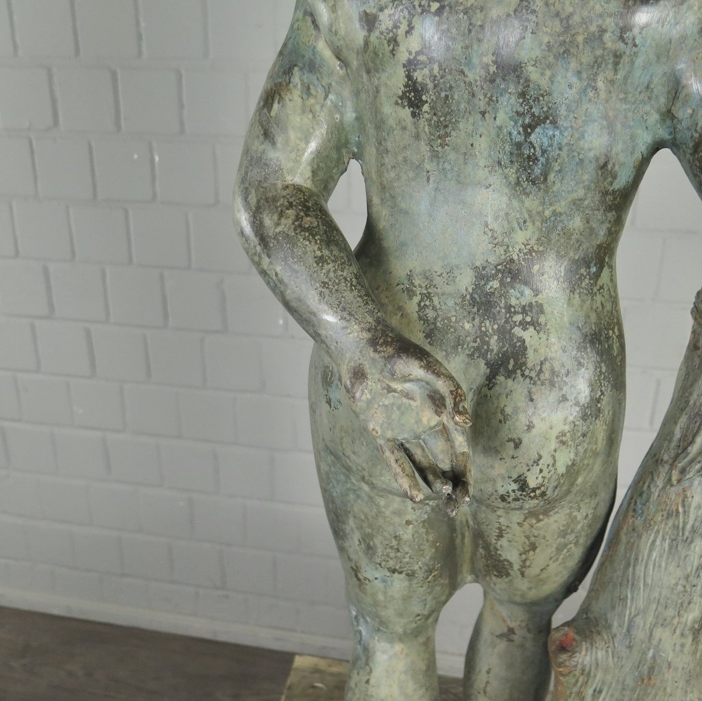 Skulptur Dekoration Frau Bronze 1,02 m