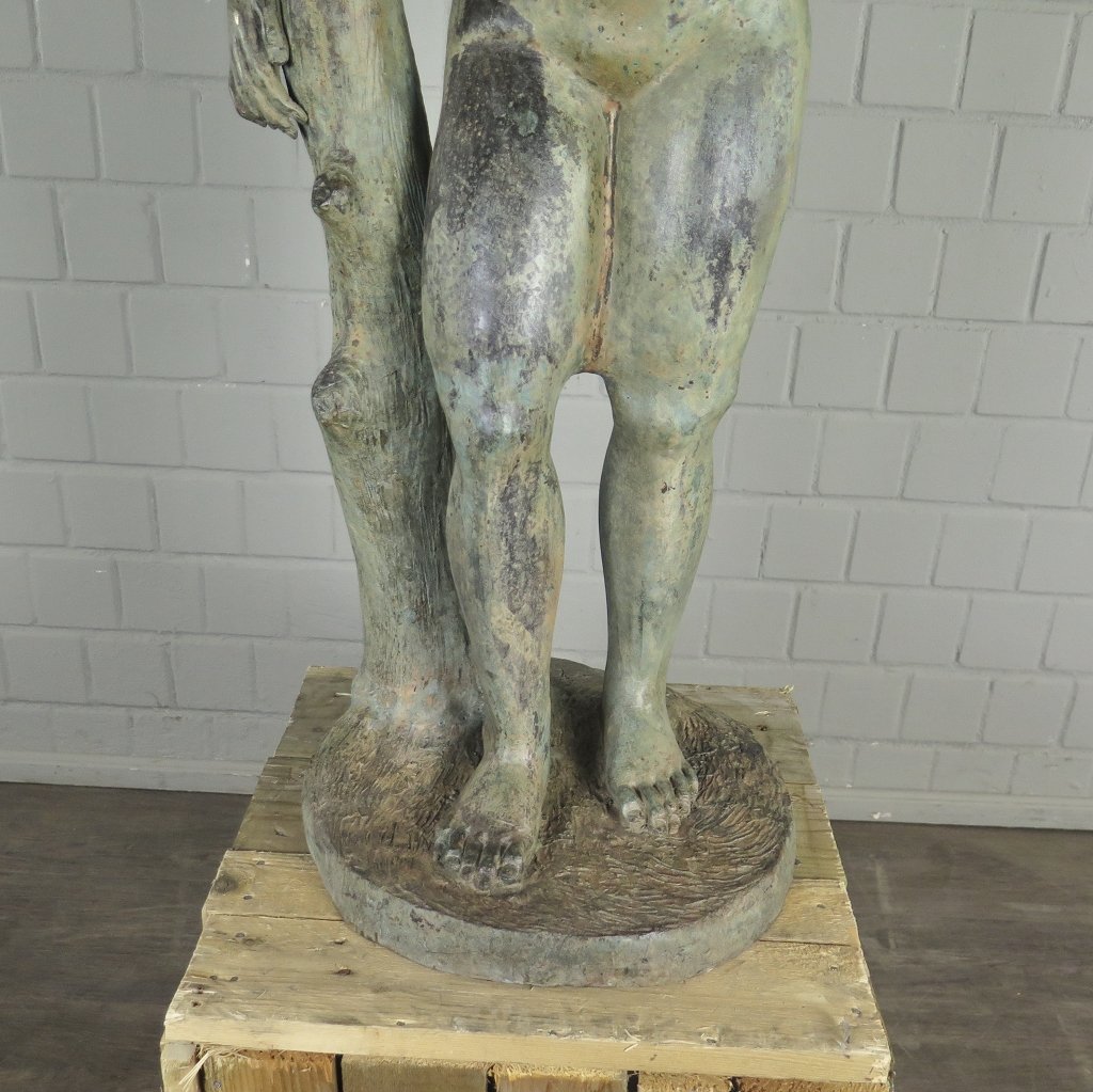 Skulptur Dekoration Frau Bronze 1,02 m