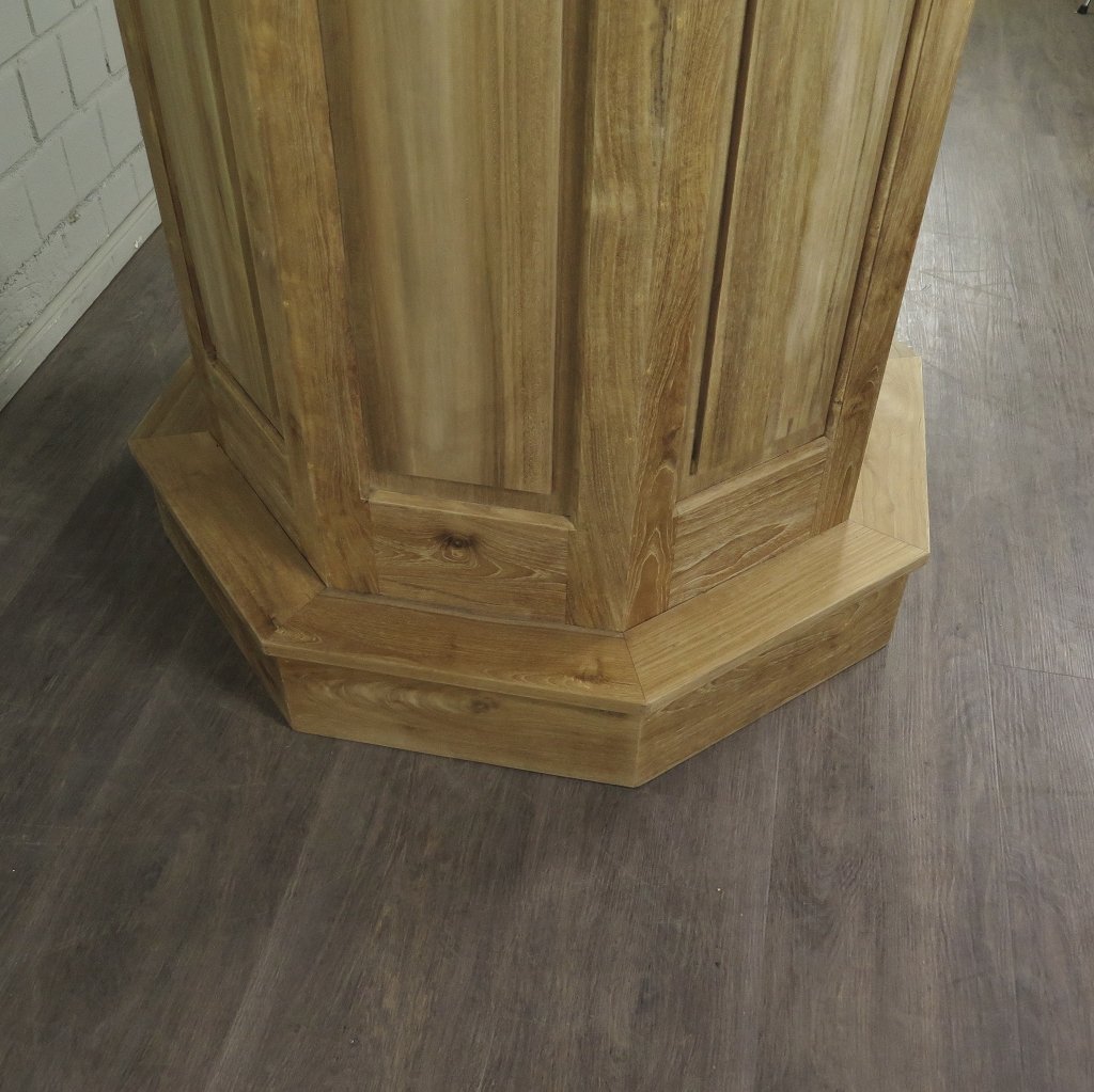Stehtisch Bartisch Teakholz Ø 1,08