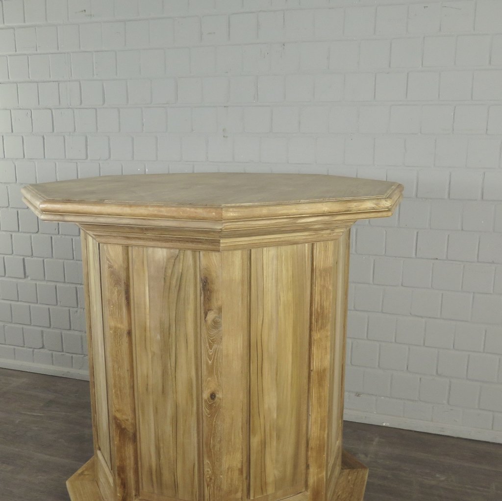 Stehtisch Bartisch Teakholz Ø 1,08