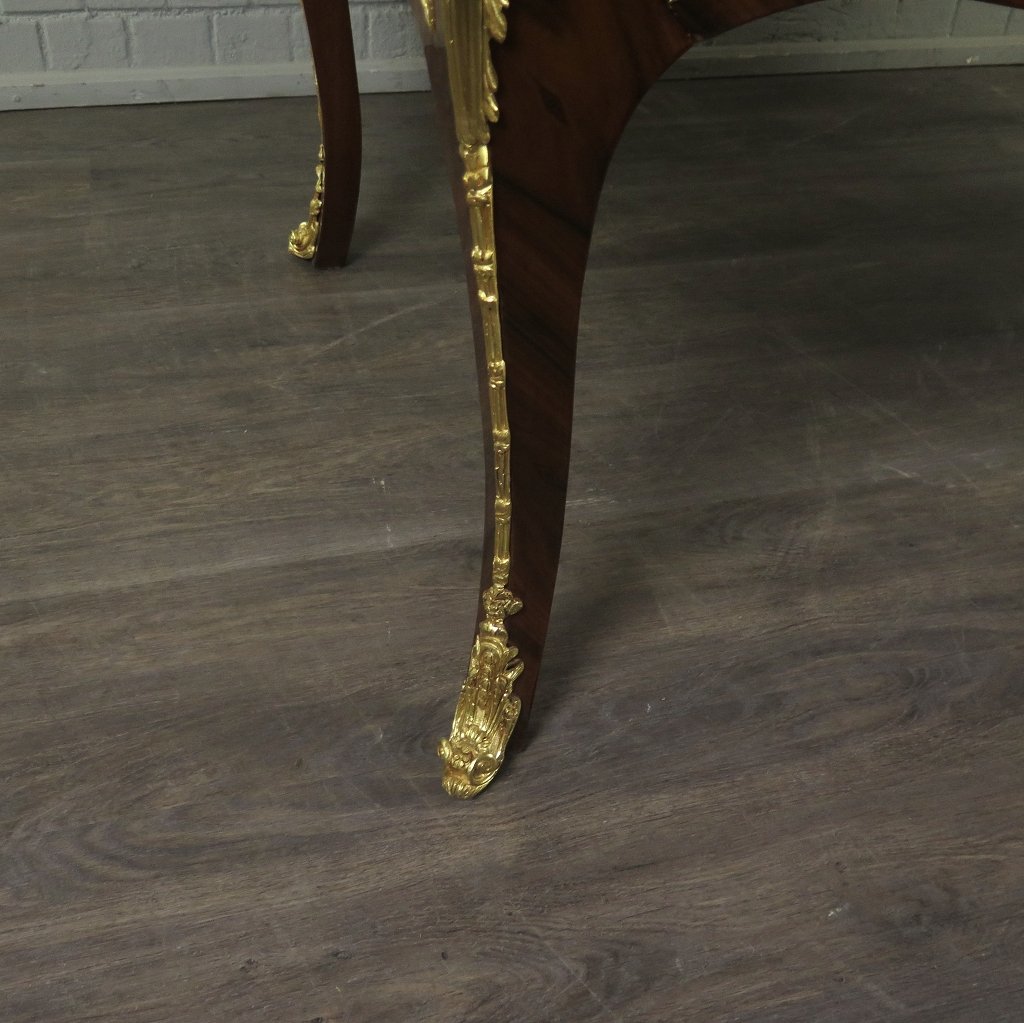 Schreibtisch Nussbaum Barockstil 2,00 m