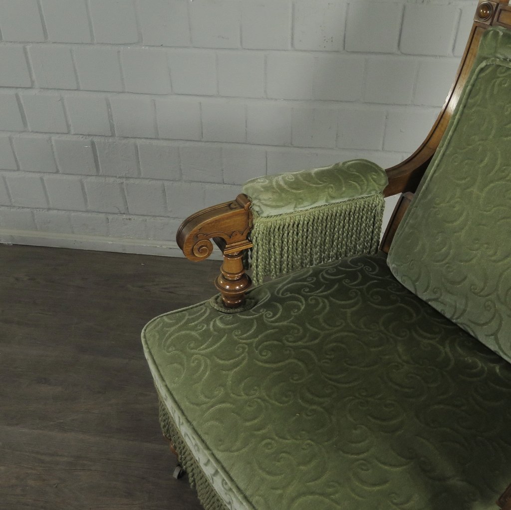 Set Sessel Gründerzeit 1880 Nussbaum
