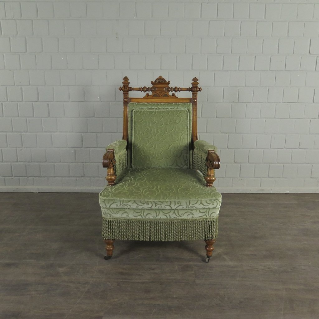 Set Sessel Gründerzeit 1880 Nussbaum
