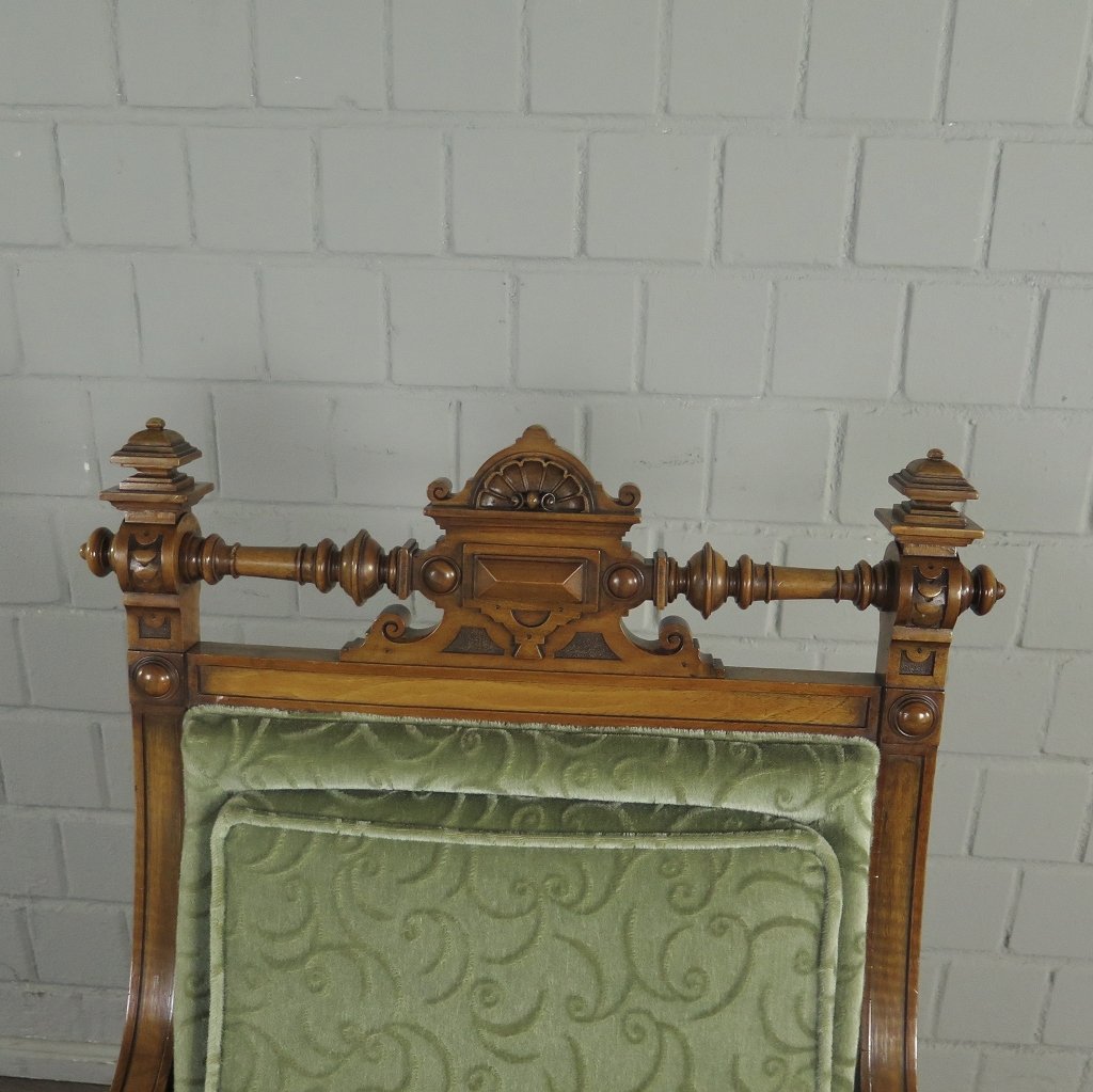 Set Sessel Gründerzeit 1880 Nussbaum