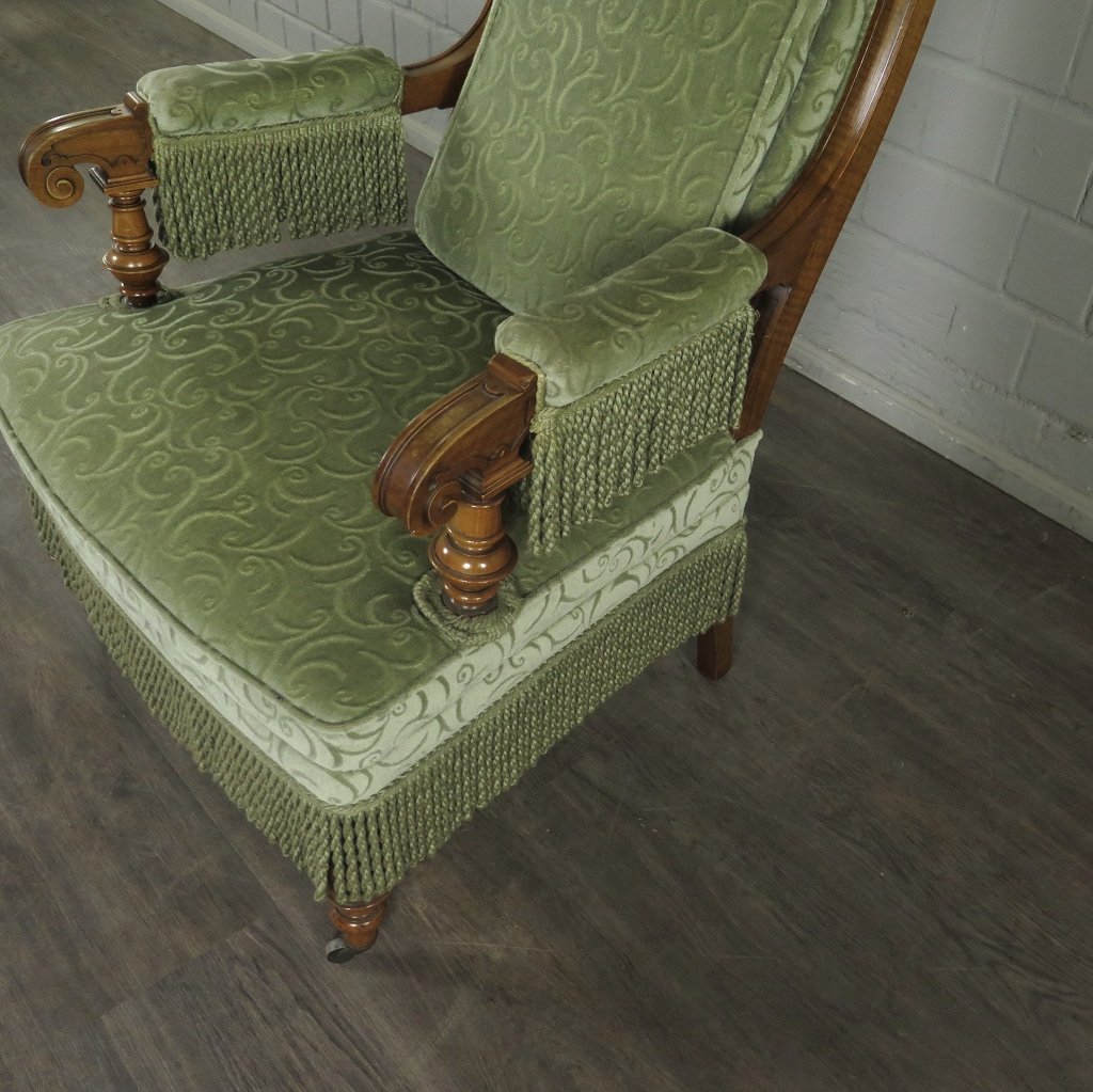 Set Sessel Gründerzeit 1880 Nussbaum
