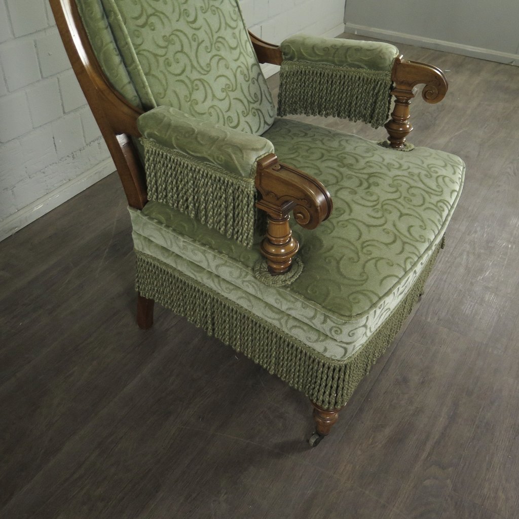 Set Sessel Gründerzeit 1880 Nussbaum