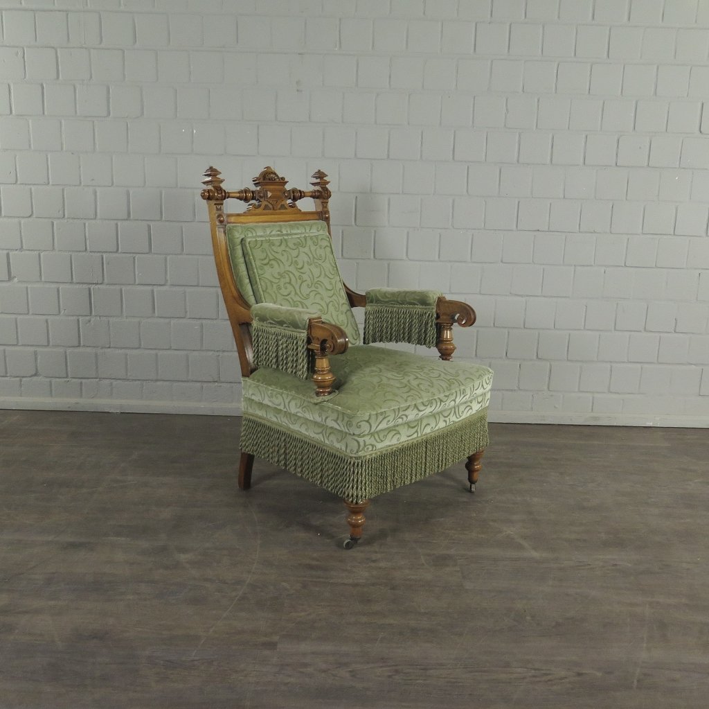 Set Sessel Gründerzeit 1880 Nussbaum