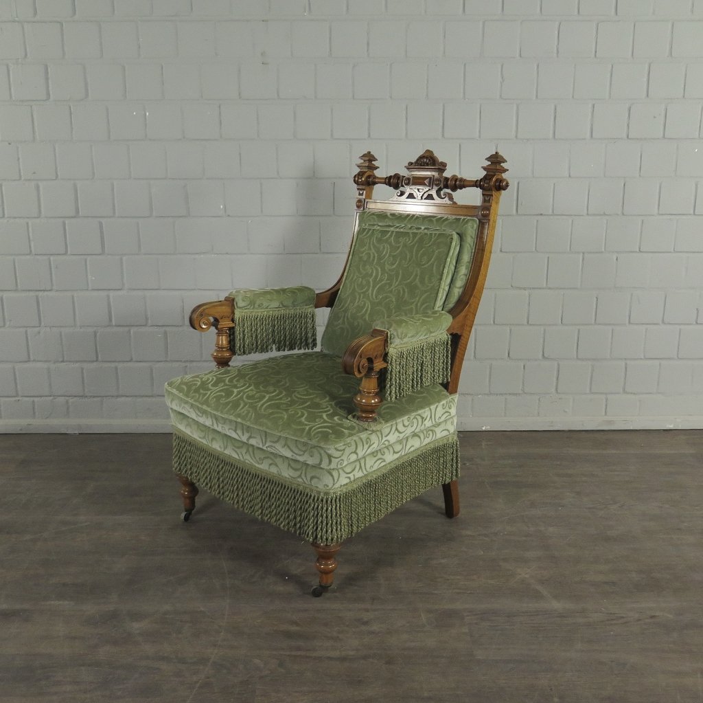 Set Sessel Gründerzeit 1880 Nussbaum