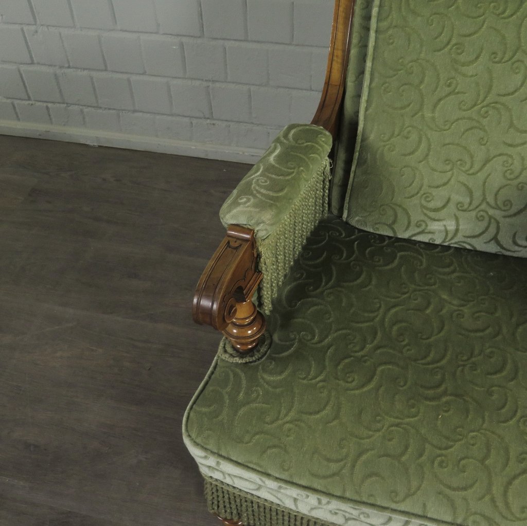 Set Sessel Gründerzeit 1880 Nussbaum