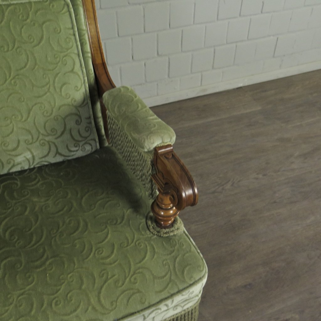 Set Sessel Gründerzeit 1880 Nussbaum