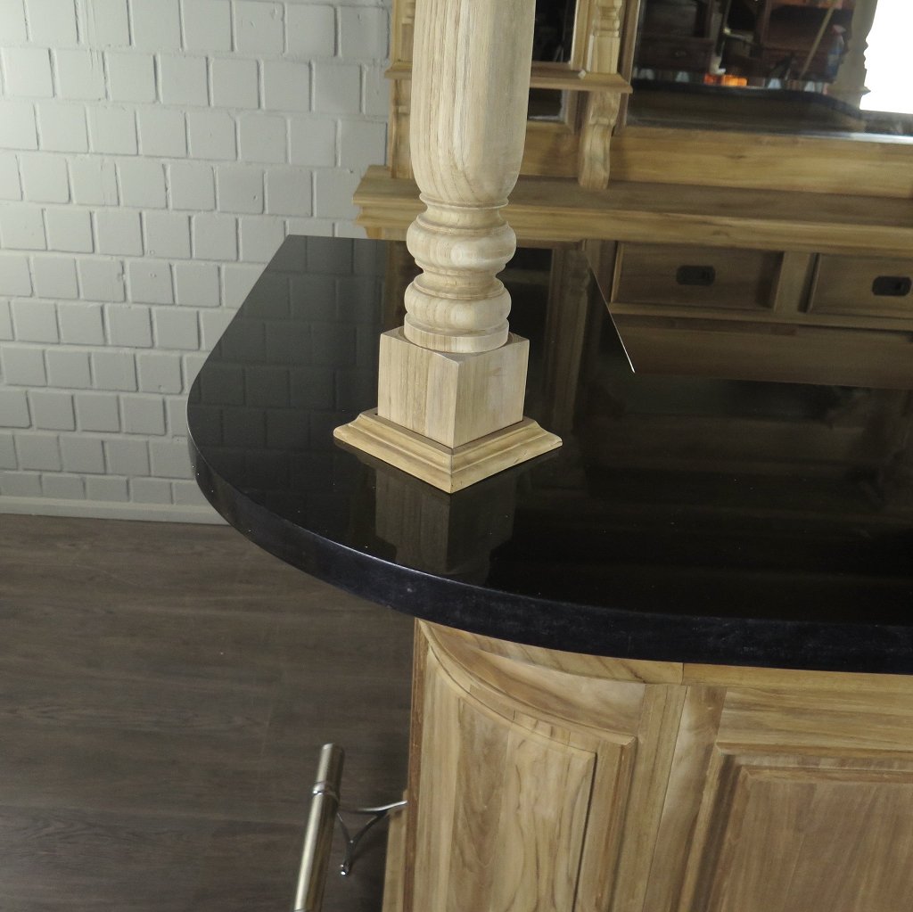 Hausbar Theke Teakholz 2,06 m